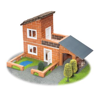 Bouwdoos - villa met garage - 330 onderdelen